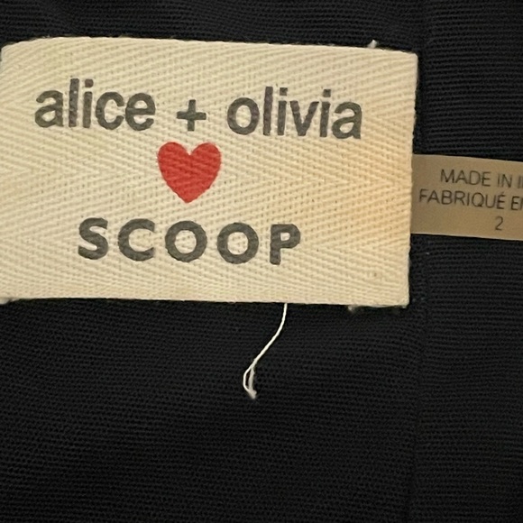 Alice+Olivia ❤️ scoop.black gold and green sequins black mini dress size 2 - Picture 9 of 11